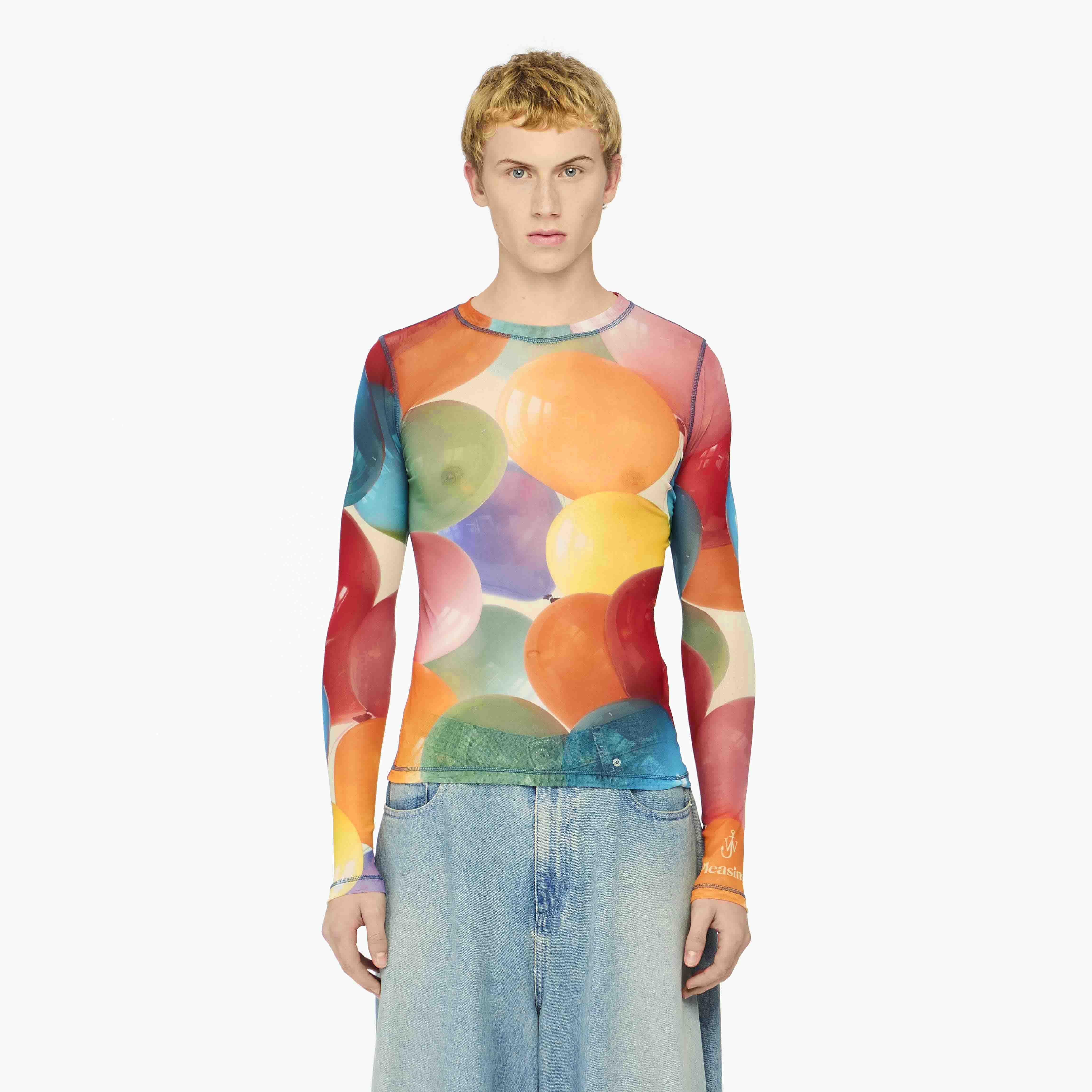 The Pleasing x JW Anderson Bunch of Balloons Semi-Sheer T-Shirt - Image 2