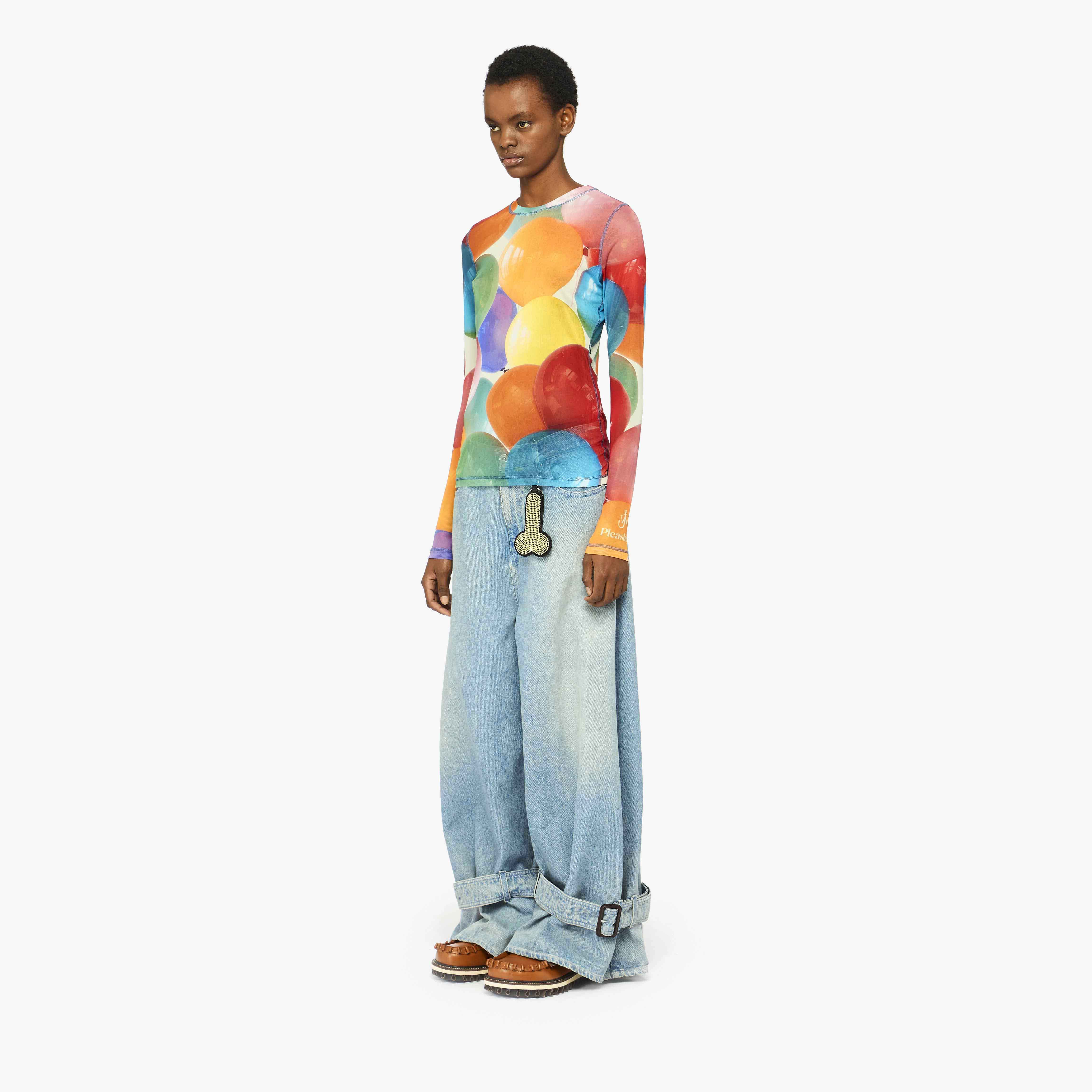 The Pleasing x JW Anderson Bunch of Balloons Semi-Sheer T-Shirt - Image 4
