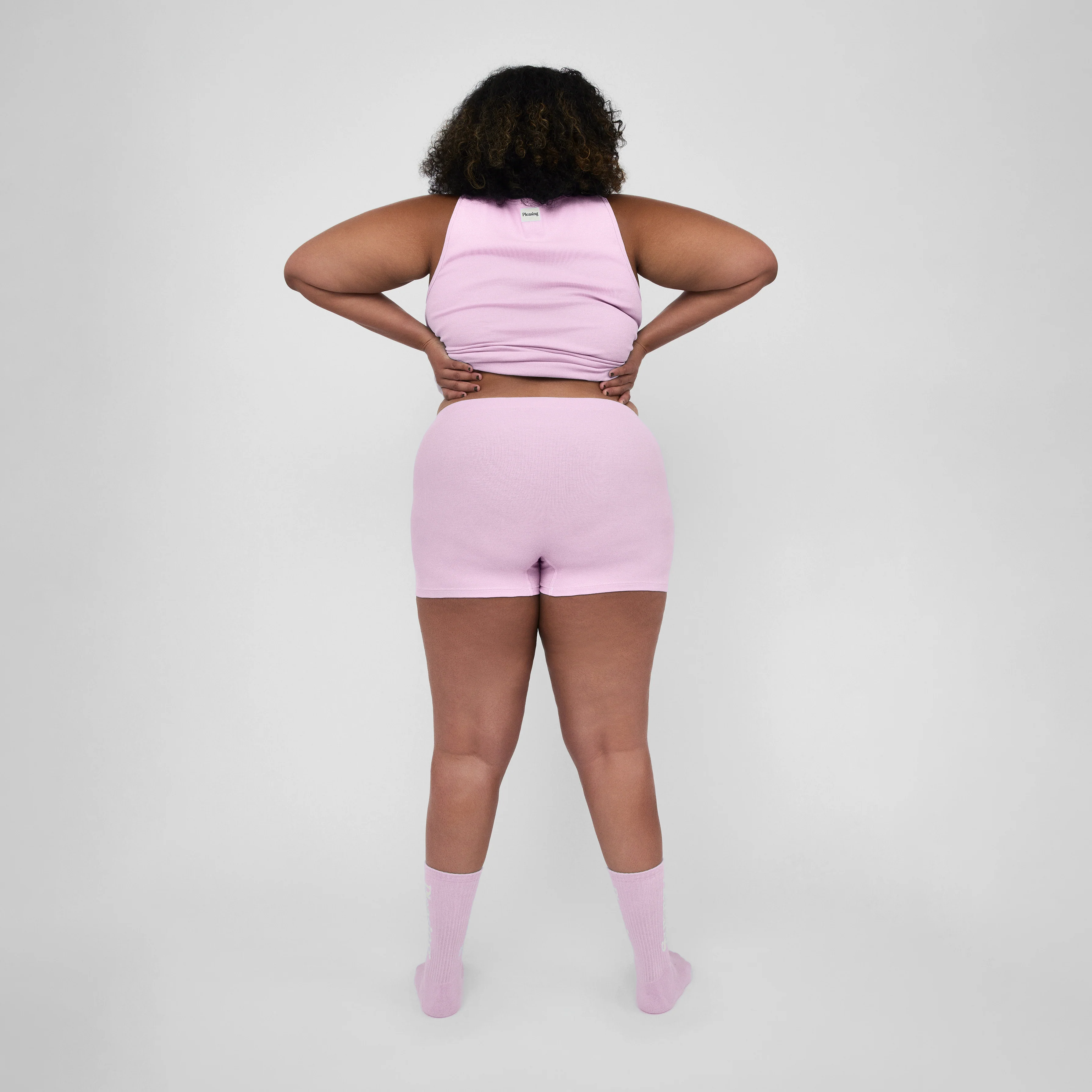 The Pleasing Ribbed Boxer Brief in Lavender - Image 20