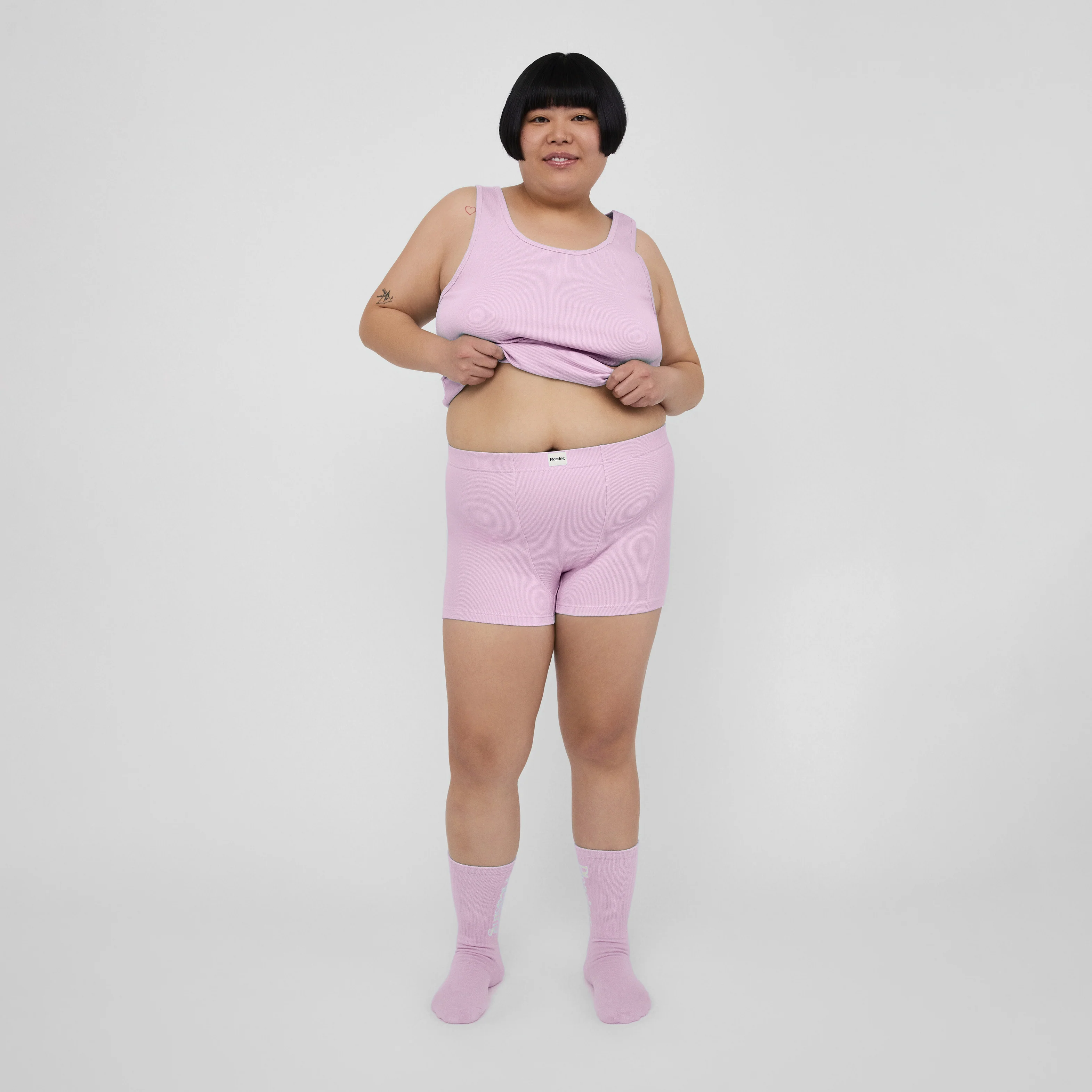 The Pleasing Ribbed Boxer Brief in Lavender - Image 5