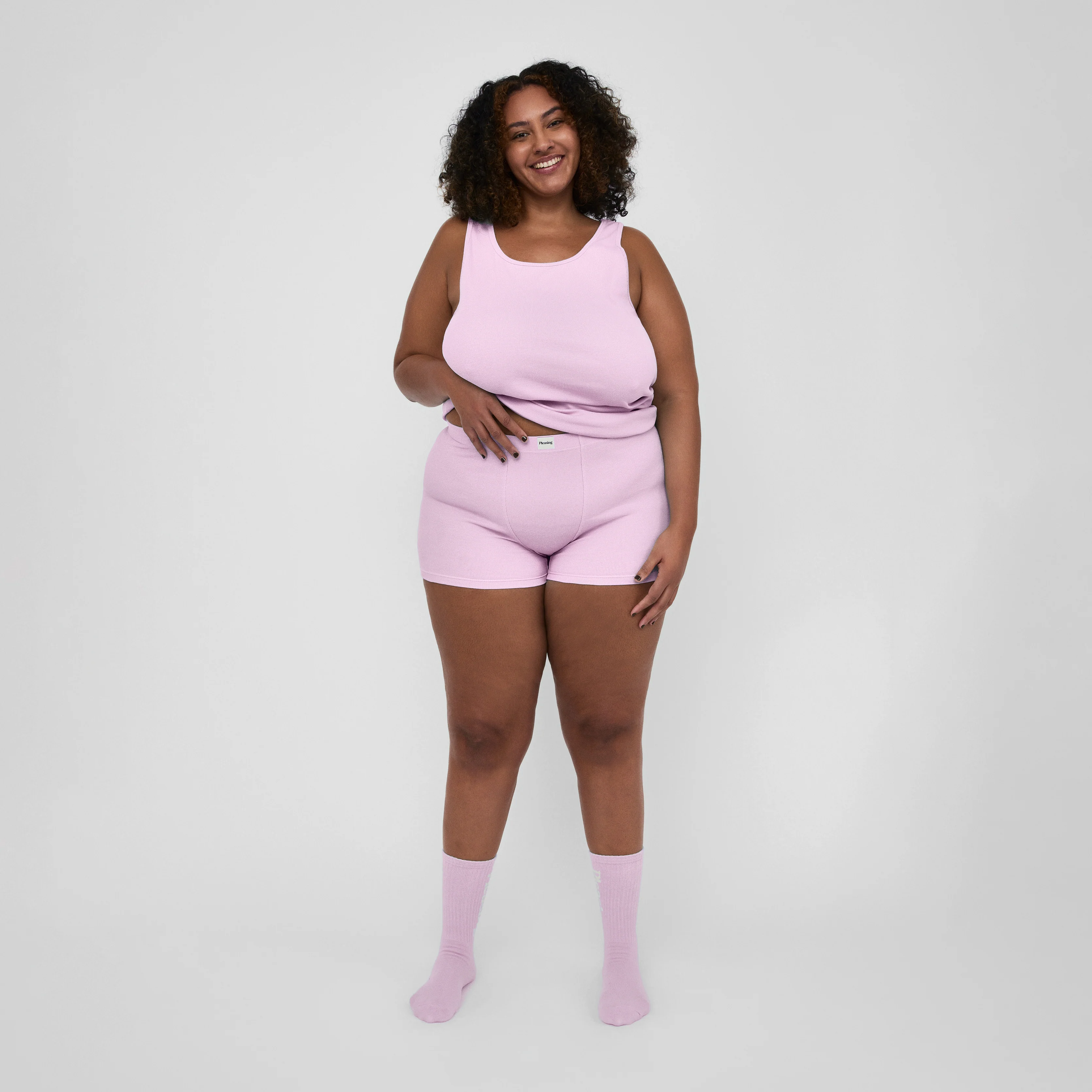 The Pleasing Ribbed Boxer Brief in Lavender - Image 8