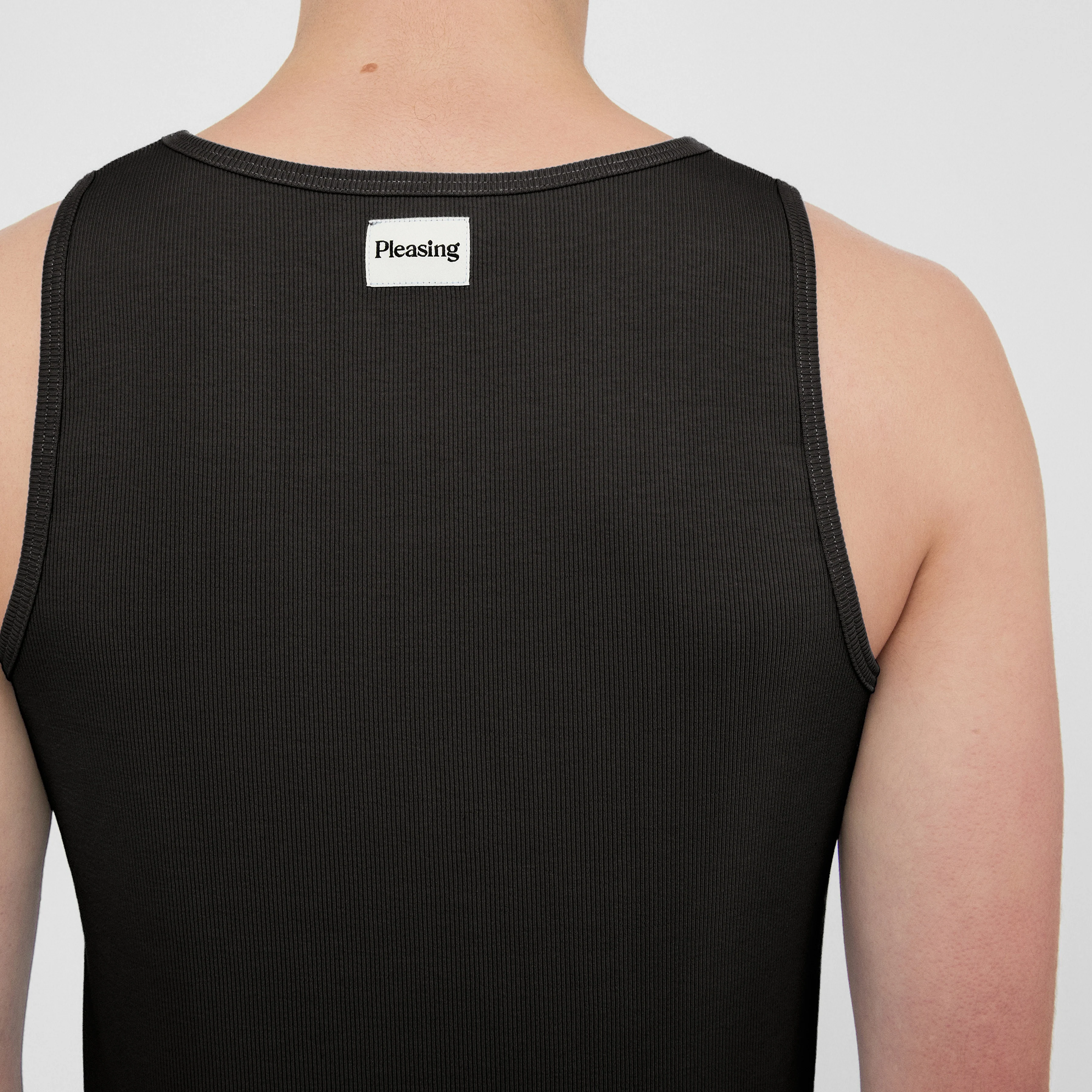 The Pleasing Ribbed Tank in Black - Image 27