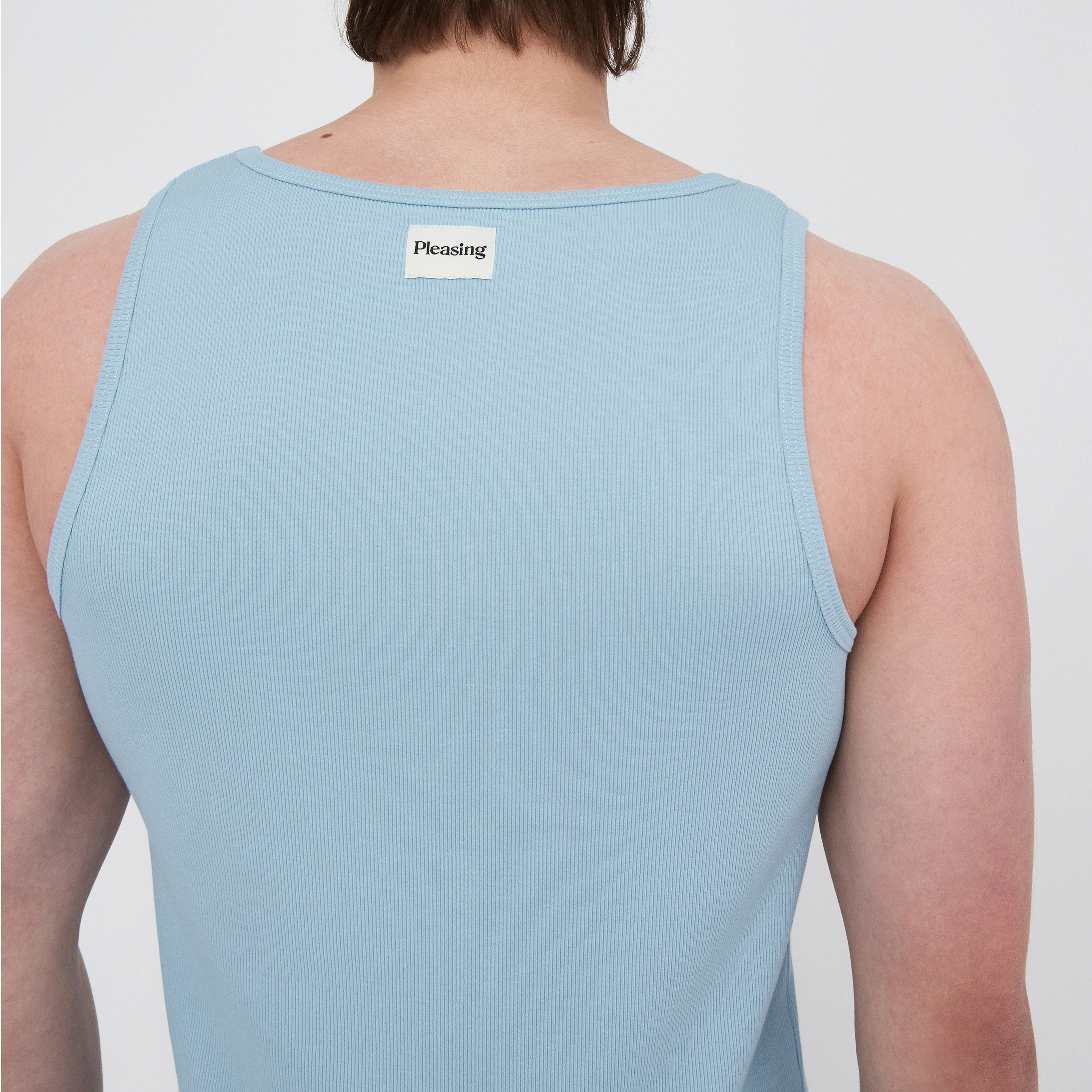 The Pleasing Ribbed Tank in Blue - Image 31