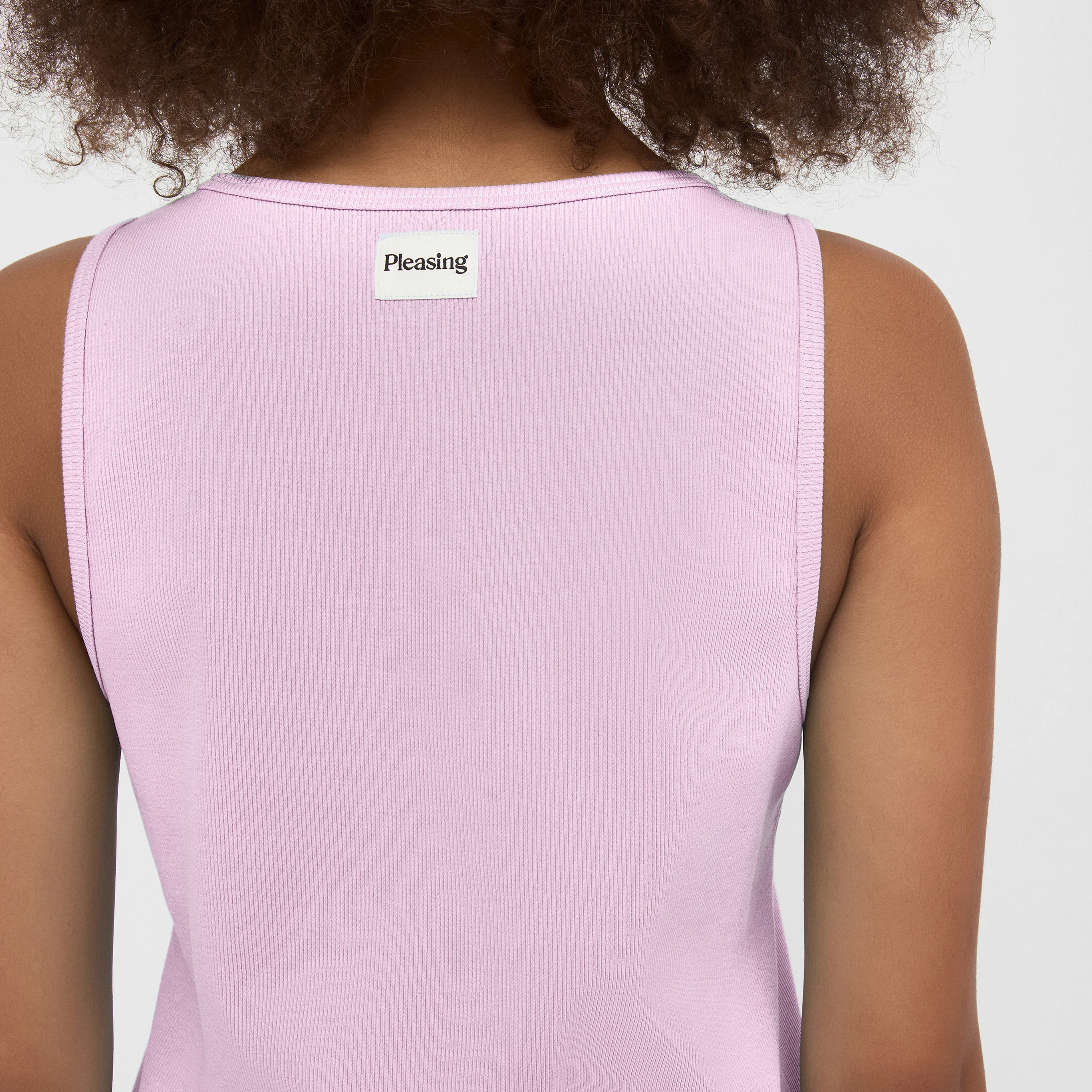 The Pleasing Ribbed Tank in Lavender - Image 20