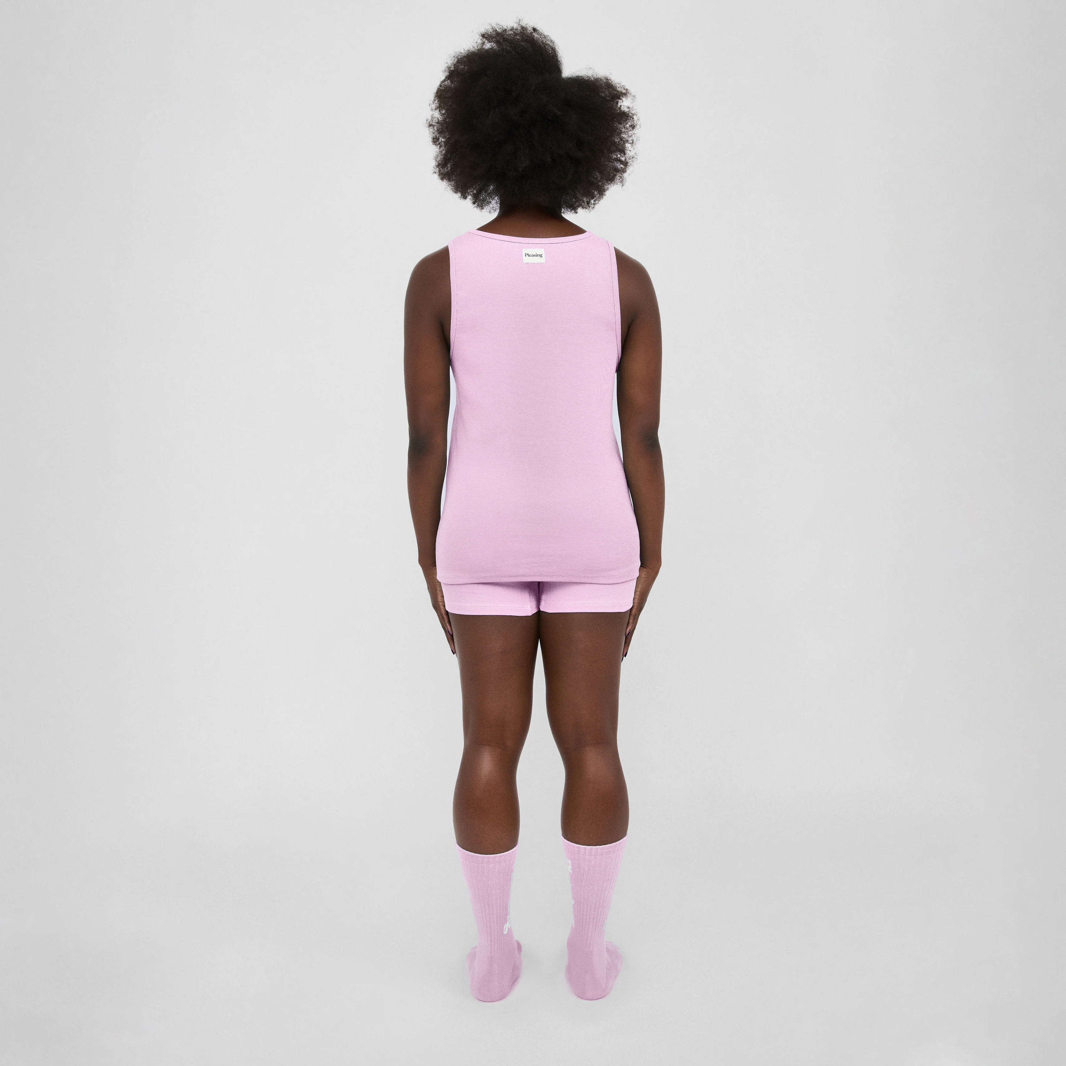 The Pleasing Ribbed Tank in Lavender - Image 28