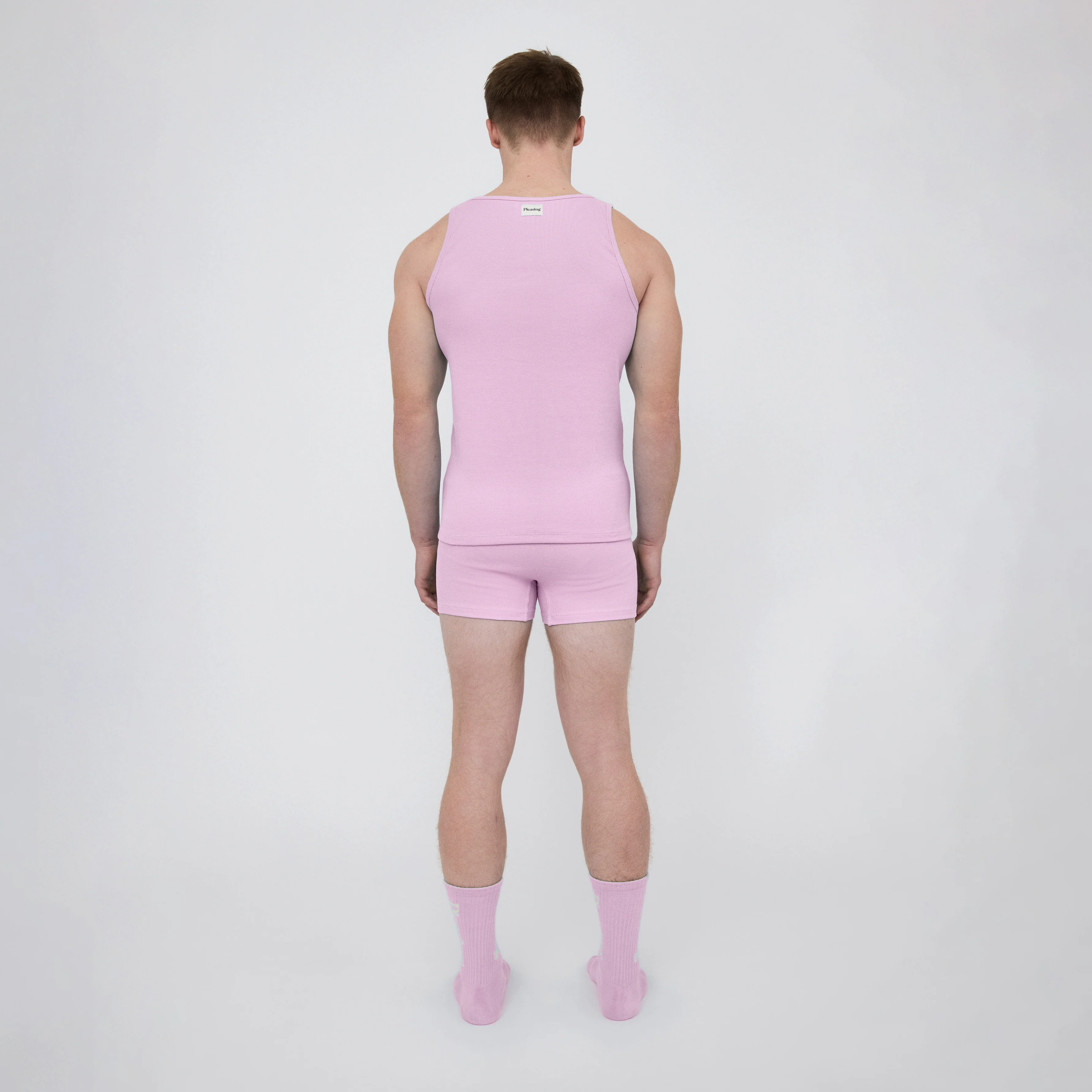 The Pleasing Ribbed Tank in Lavender - Image 35